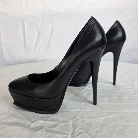 Saint Laurent Classic Black Platform Heels With Box - Size 40! - Picture 7 of 16